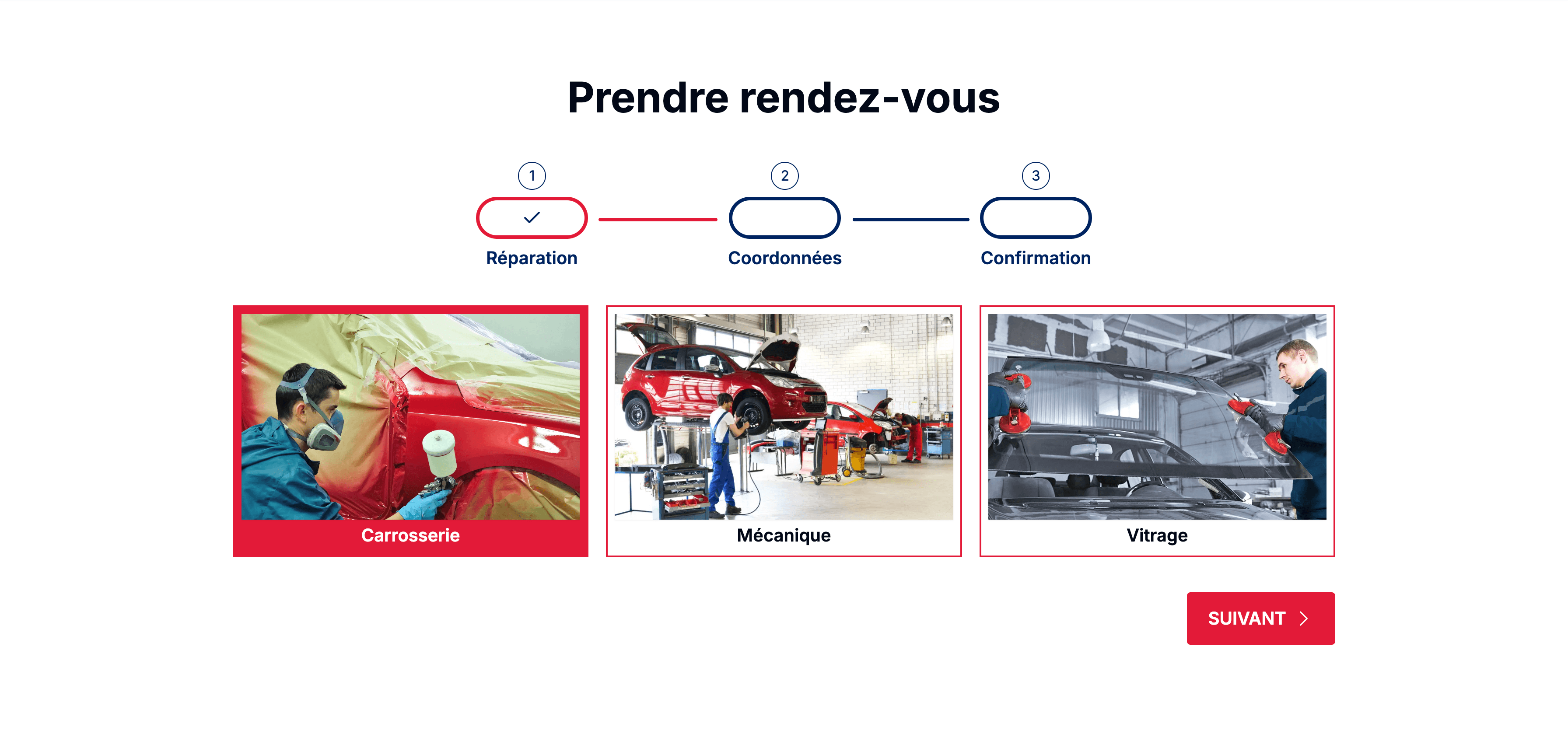 EG Carrosserie website screenshot